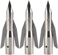 Archery Bowfishing Broadheads Stainless Steel Arrowhead Hunting Broadheads | 288 Grain 2 Blades Screw In Arrow Tips
