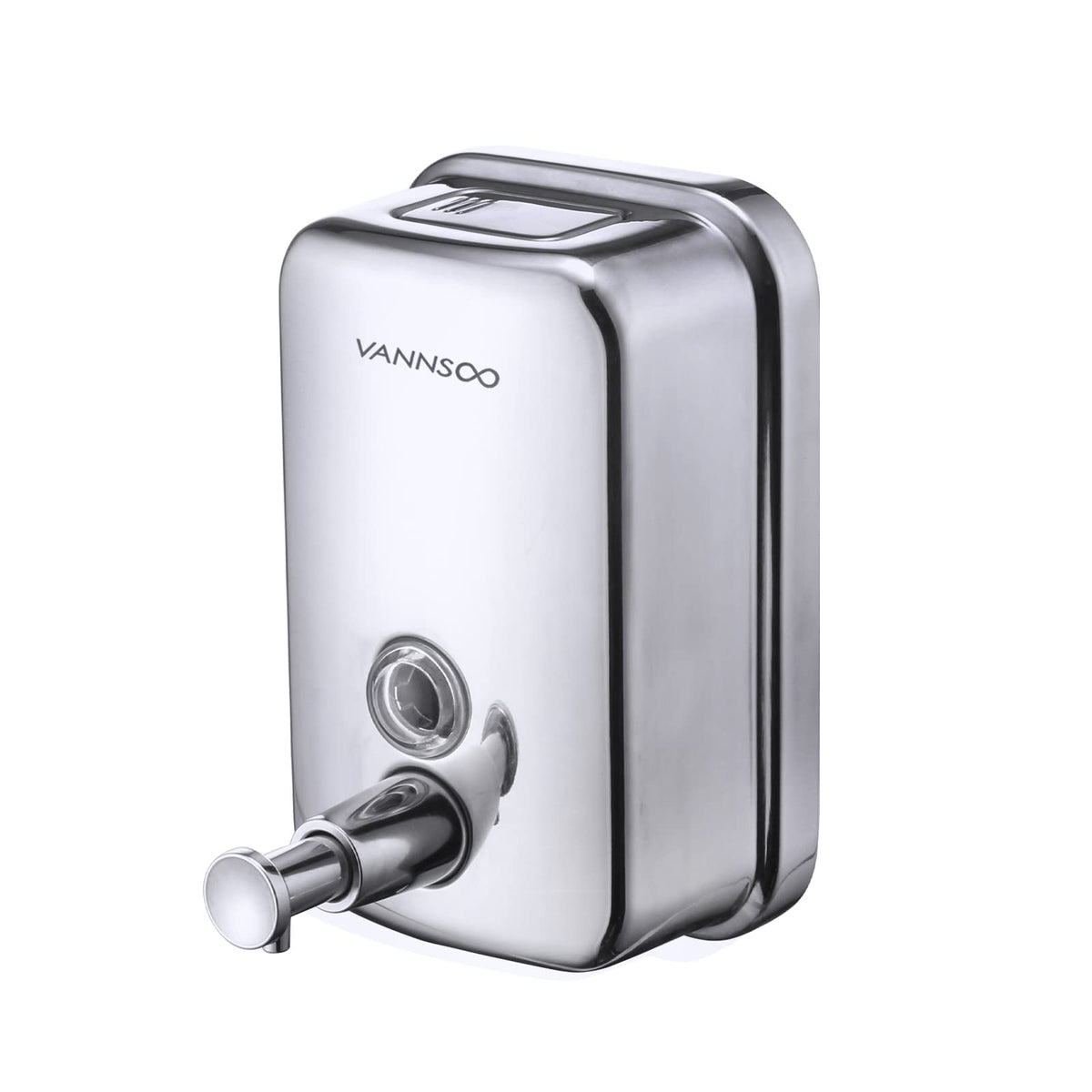 Commercial Soap Dispenser Wall Mount Stainless Steel, 17 fl.oz.