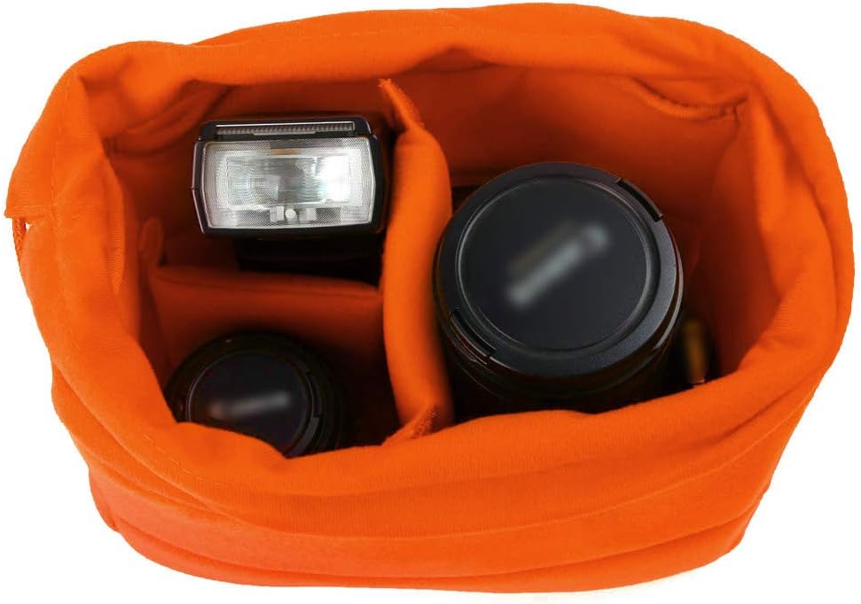 Shockproof Camera Photo Bag for SLR TLR Camera Insert Partition Padded Case,Can be Put Directly Into the SLR Camera