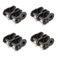 Jeremywell 80-2 Double Strand Roller Chain Offset Link (4PCS)