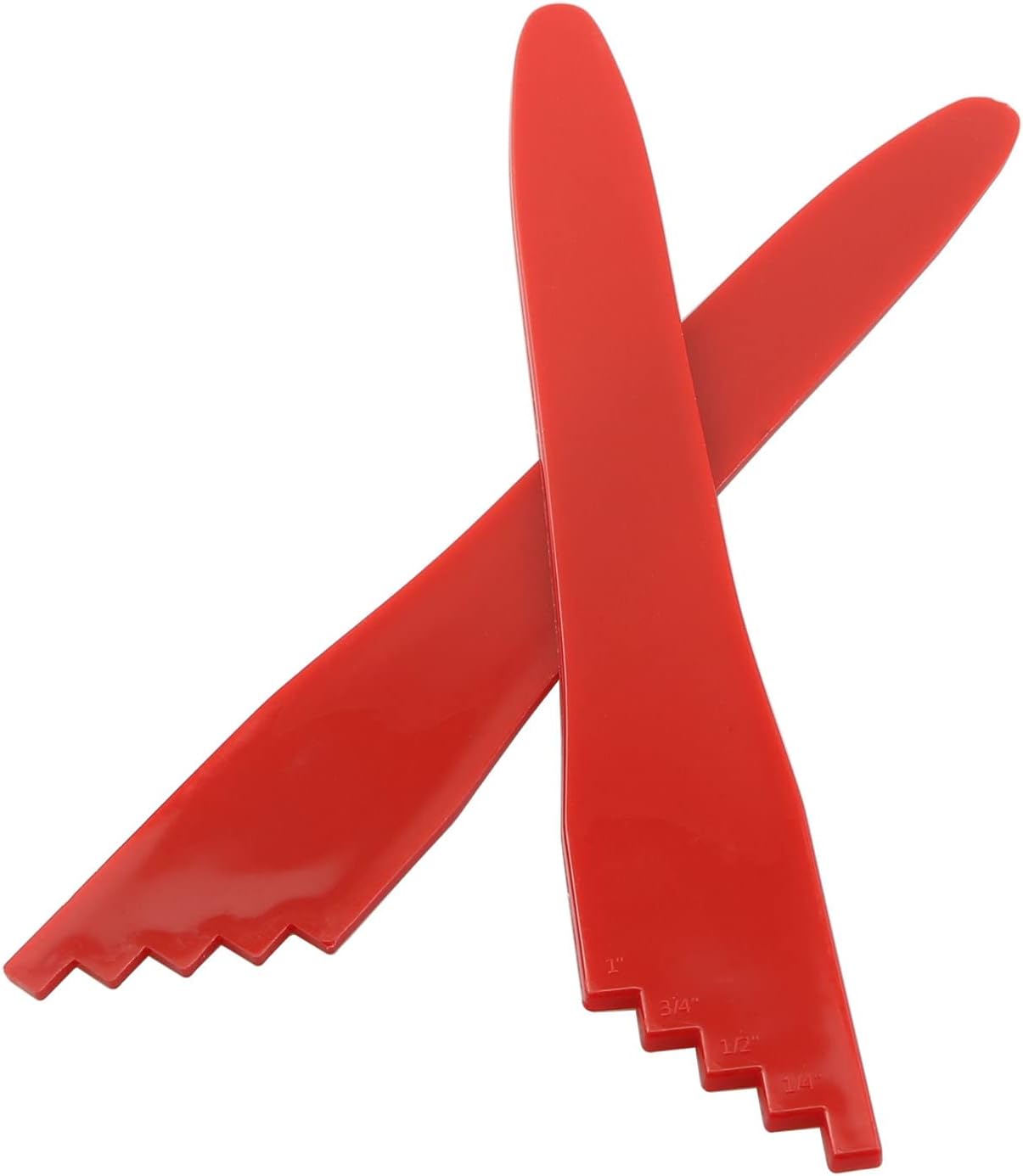 2pcs Canning Bubble Popper Bubble Remover Bubble Measurer Canning Supplies 22.5x3cm for Canning Food, Red