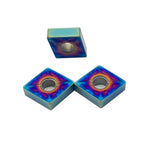 10pcs CNMG431-MA CNMG120404 Indexable Carbide External Turning Inserts for quenched Steel Stainless Steel cast Iron Nano Blue Coated High Hardness Inserts