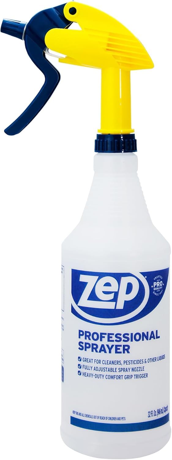 Professional Sprayer Bottle - 32 oz (Pack of 3) - HDPRO1 - Versatile Adjustable Nozzle Spray Bottles with a Fine Mist