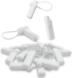 Security Tags with Lanyard, 100pcs Hard Tags Reusable Clothing Tag with String Compatible with 58khz EAS Checkpoint