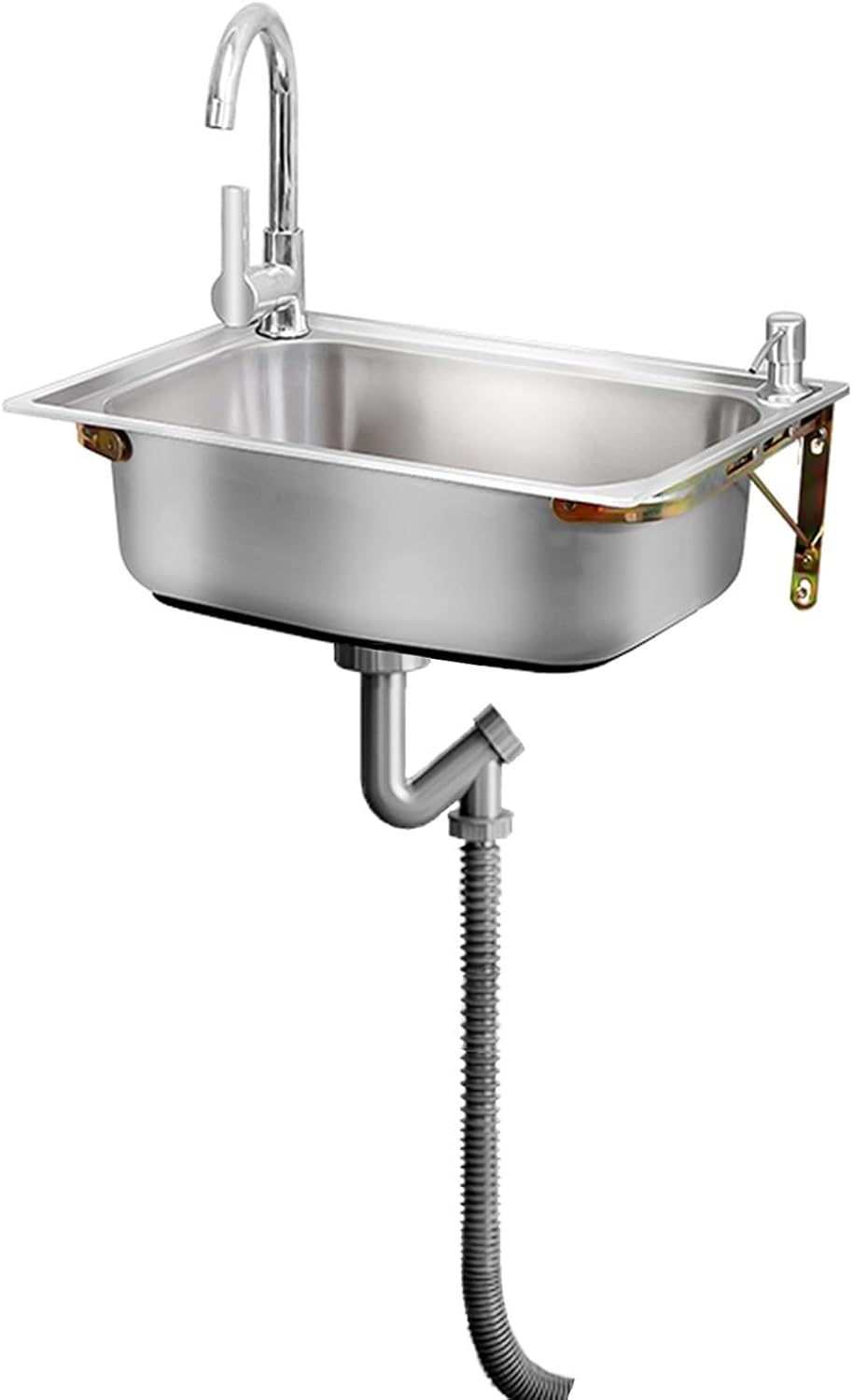 Stainless Steel Sink Wall Mount Commercial Hand Washing Station