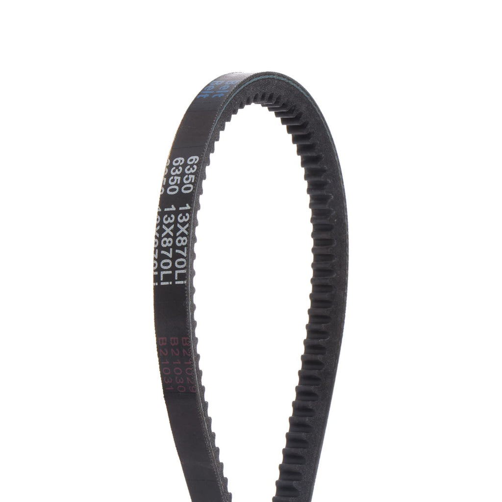 HARFINGTON 2pcs 13x870 Cogged V-Belts AX Section Drive Raw Edge Belt 870mm Inner Girth 13mm Width 8mm Thickness EPDM for Power Transmission