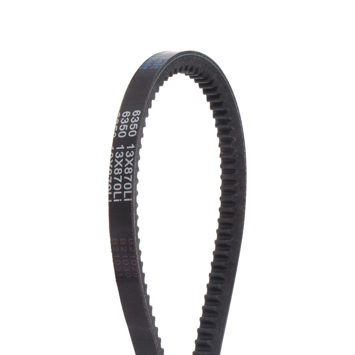 HARFINGTON 2pcs 13x870 Cogged V-Belts AX Section Drive Raw Edge Belt 870mm Inner Girth 13mm Width 8mm Thickness EPDM for Power Transmission