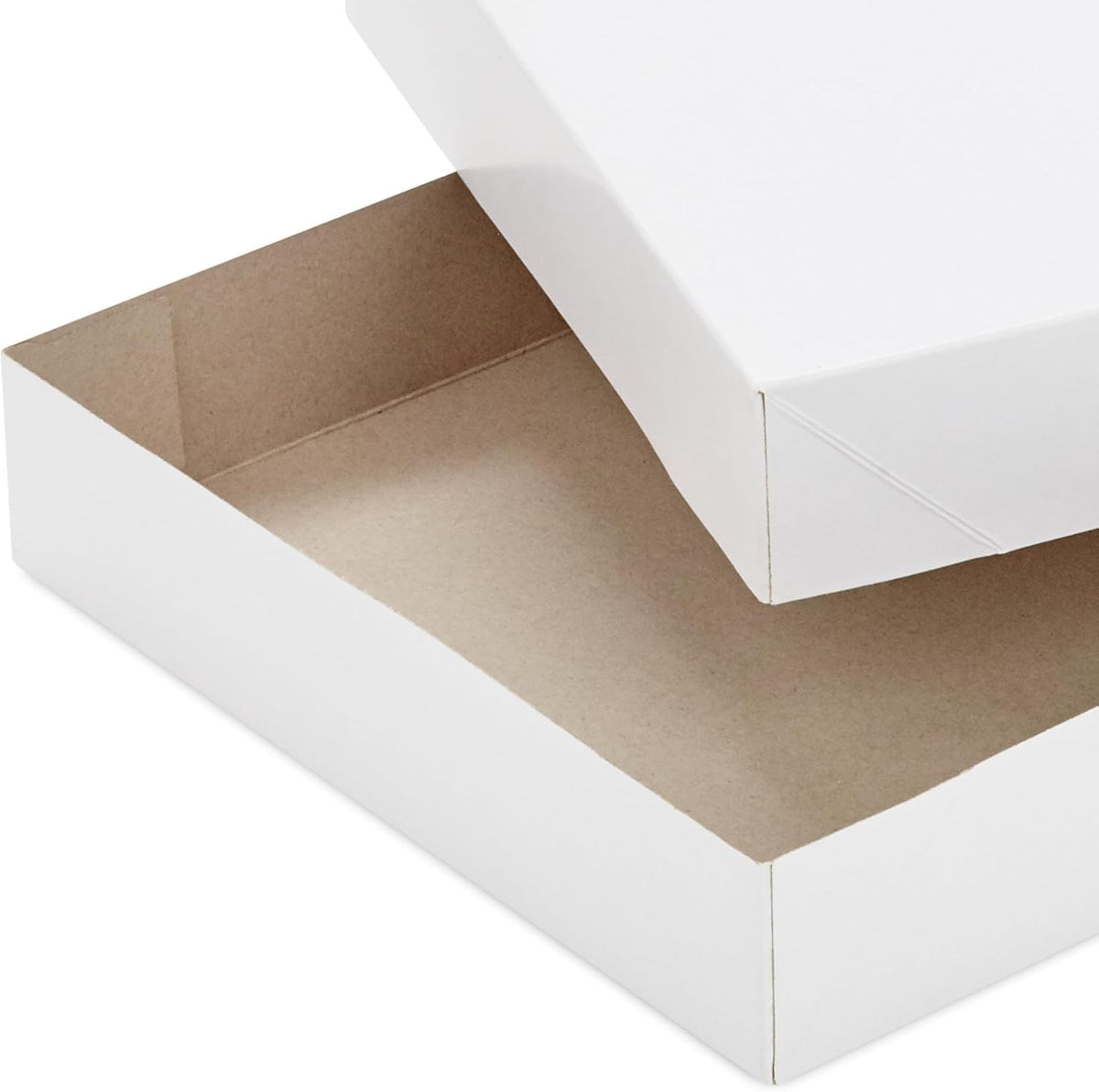 12-Pack White Gift Boxes with Lids – Multi-Pack Gift Wrap Boxes for Clothes, Apparel, Christmas and Birthdays