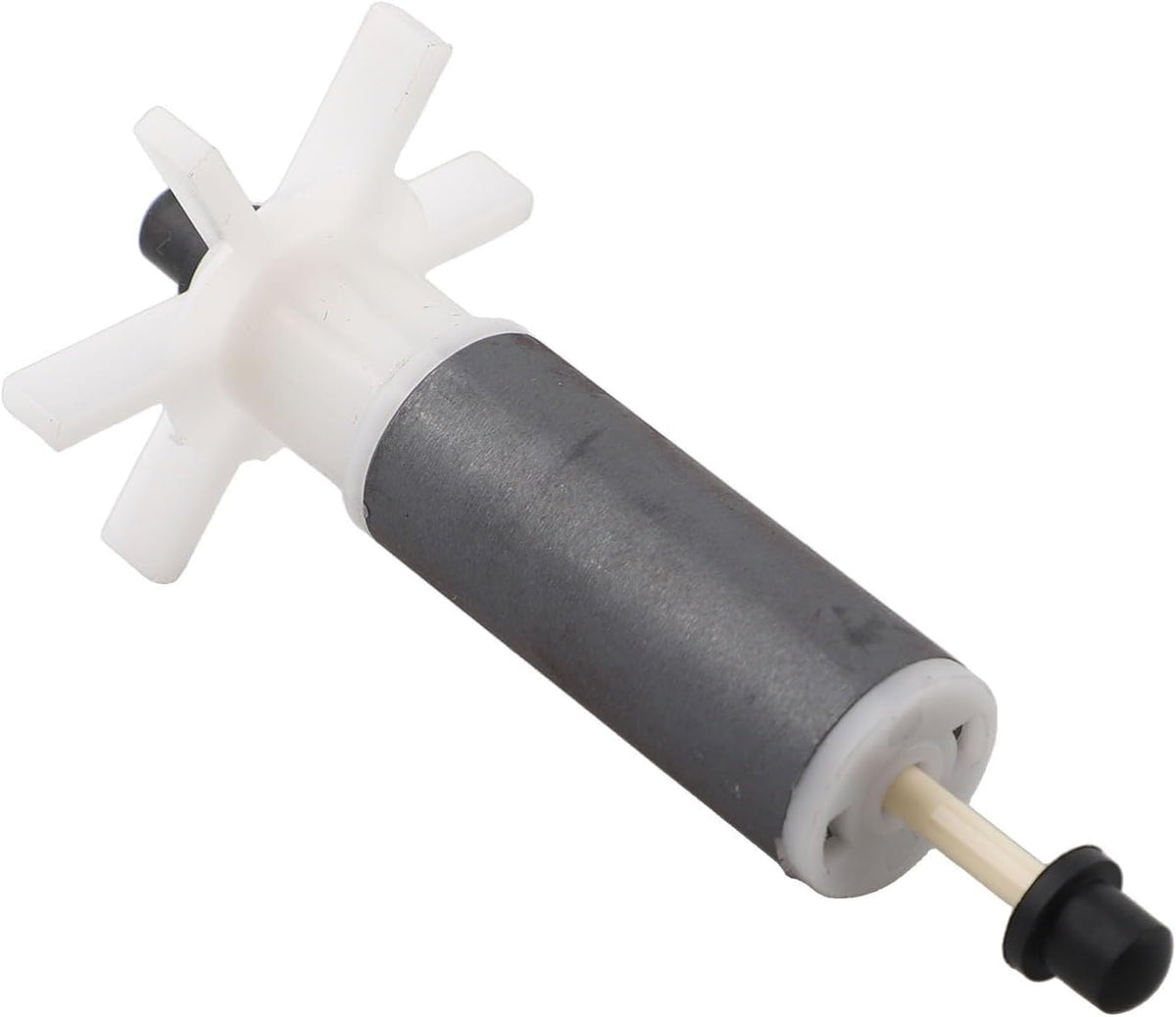 Submersible Water Pump Impeller Shaft with Plastic Housing & Porcelain Shaft for Intex Pure-Spa, Replacement Rotor for Efficient Circulation, Fits Spa & Pool Systems, Sizes A B C D E, Black & White(C)