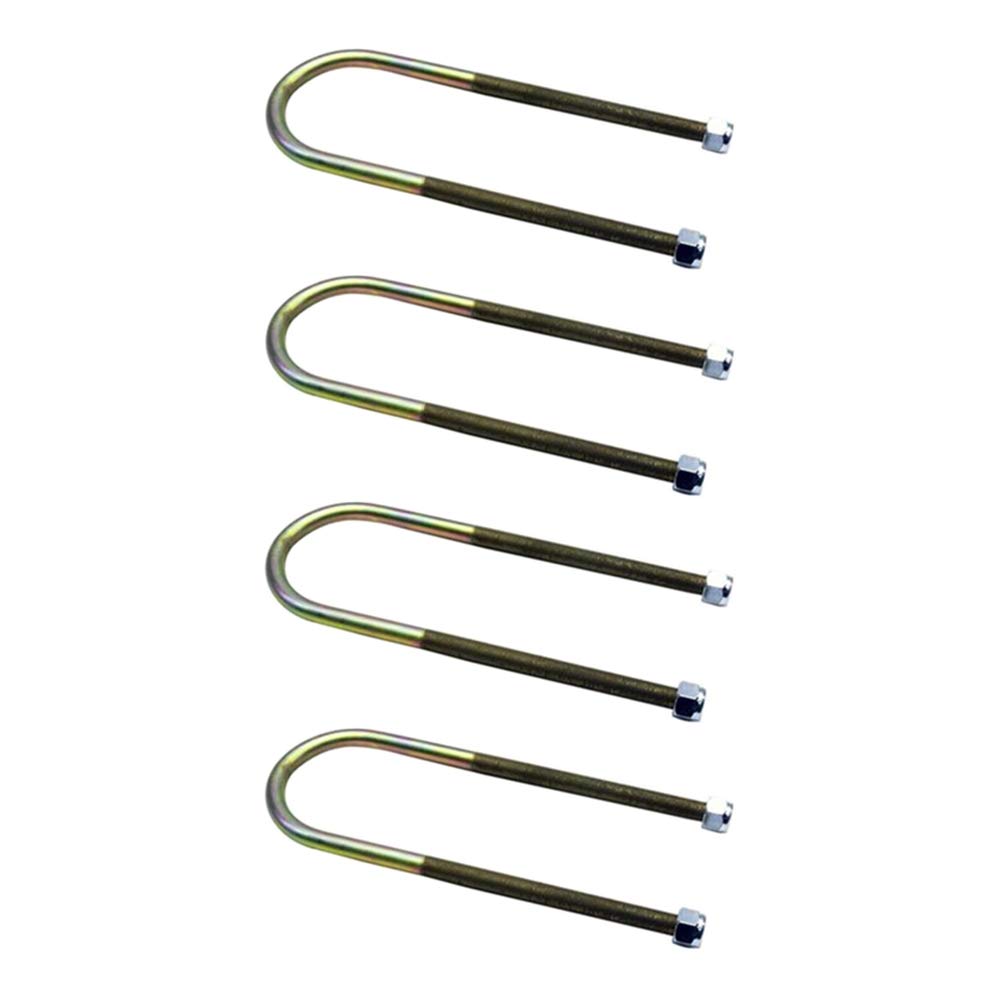Leaf Spring U Bolt Kit, Fits 2.5 Axle Tubes Set of 4