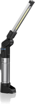 Magnetic Work Light - 800 Lumens Rechargeable Work Light with Multifunctional Foldable Design, 2200 mAh Mechanic