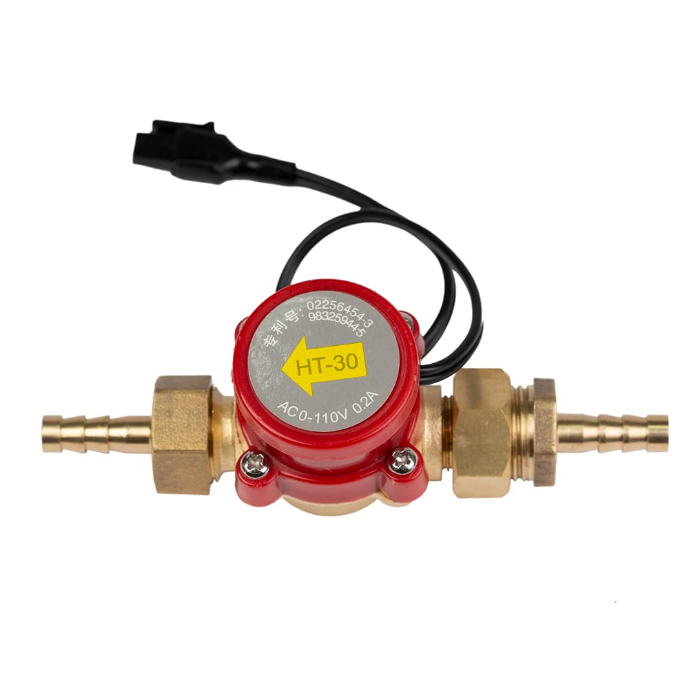 Cloudray Water Flow Switch Sensor DC 0-110V Caliber 10mm