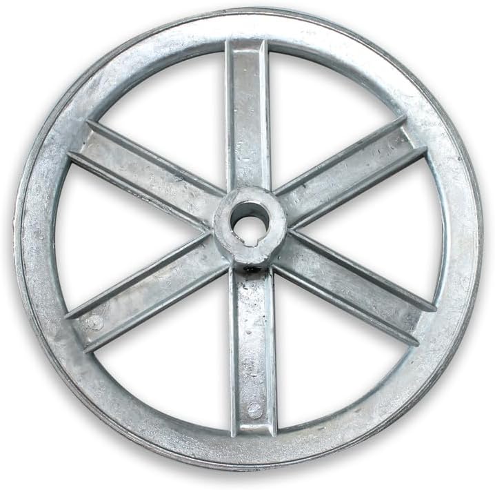 Chicago Die Cast 8 in. Dia. Zinc Single V Grooved Pulley 3/4" Bore