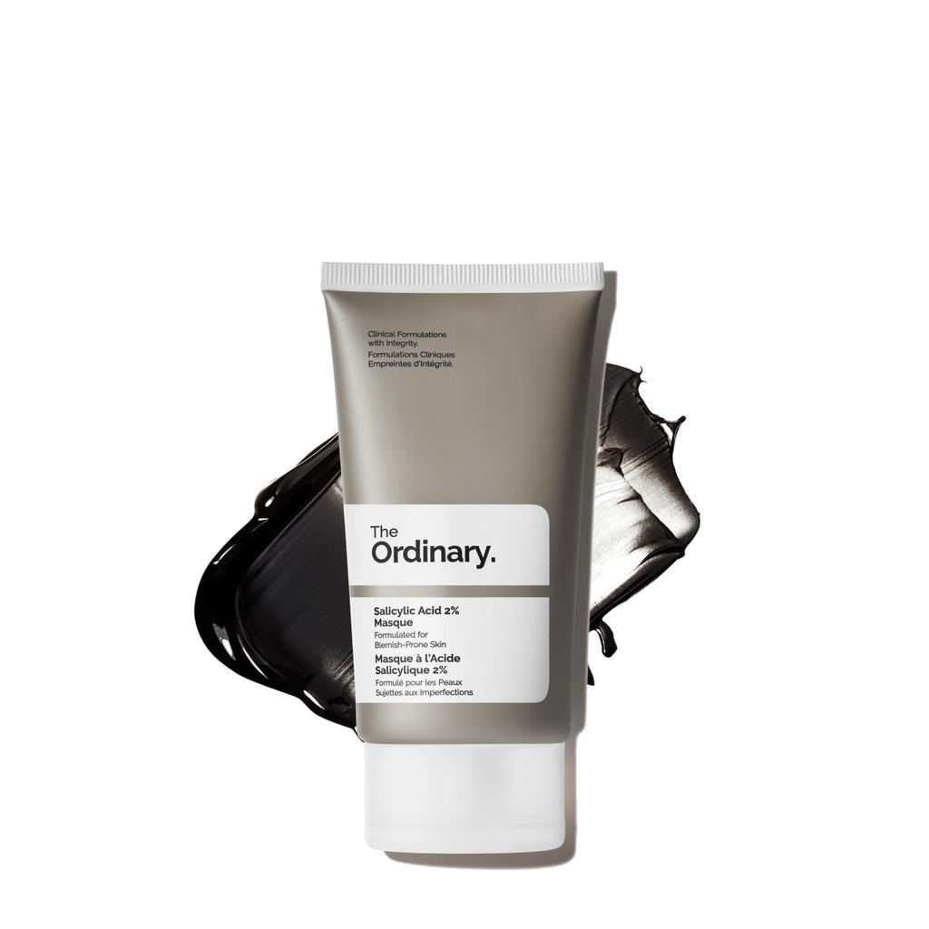Salicylic Acid 2% Masque, Clarifying Charcoal & Clay Mask for Blemish-Prone Skin, 1.7 Fl Oz