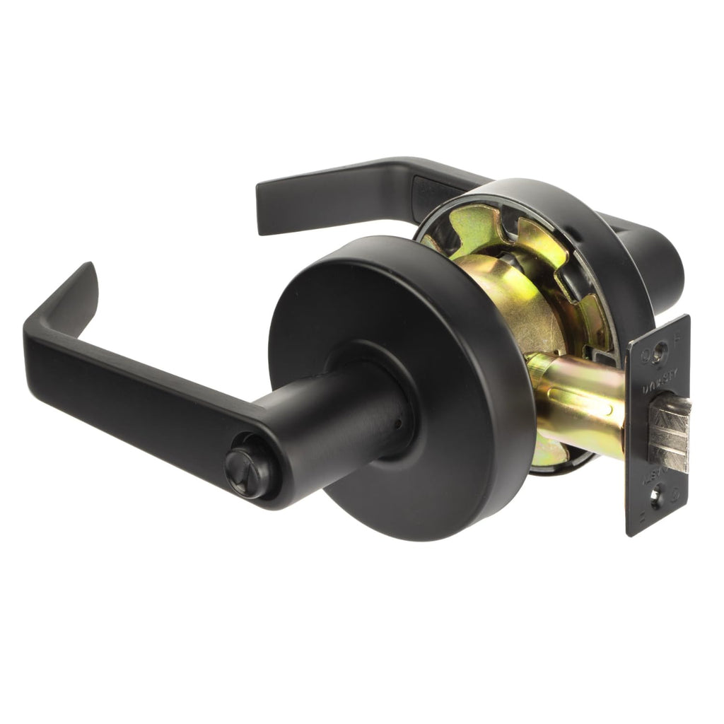 Dynasty Augusta Privacy Lever Set, ADA, Grade 2, Flat Black