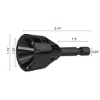 1/4"-3/4" Carbide Chamfering Bit Uniburr Thread Deburring Tool