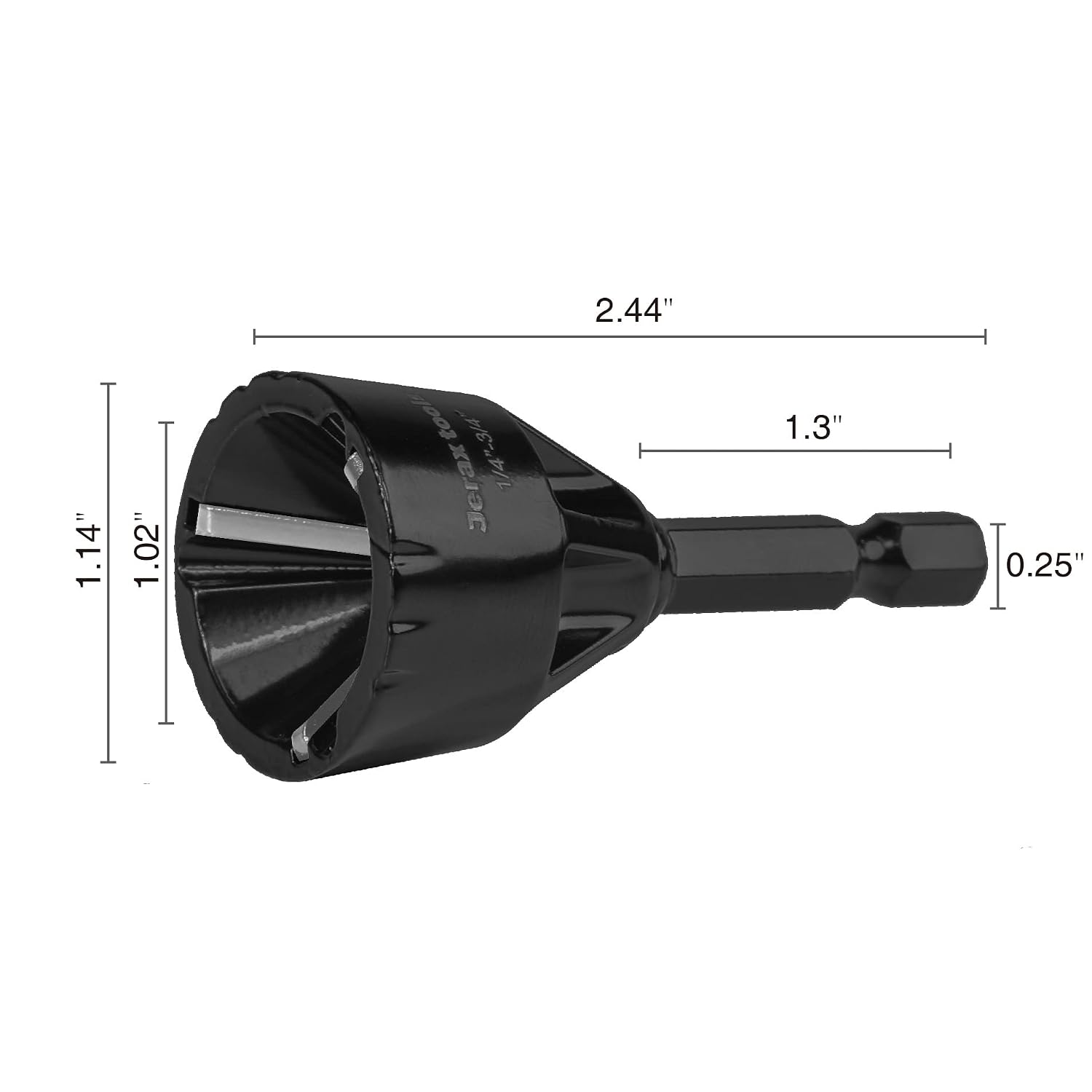 1/4"-3/4" Carbide Chamfering Bit Uniburr Thread Deburring Tool