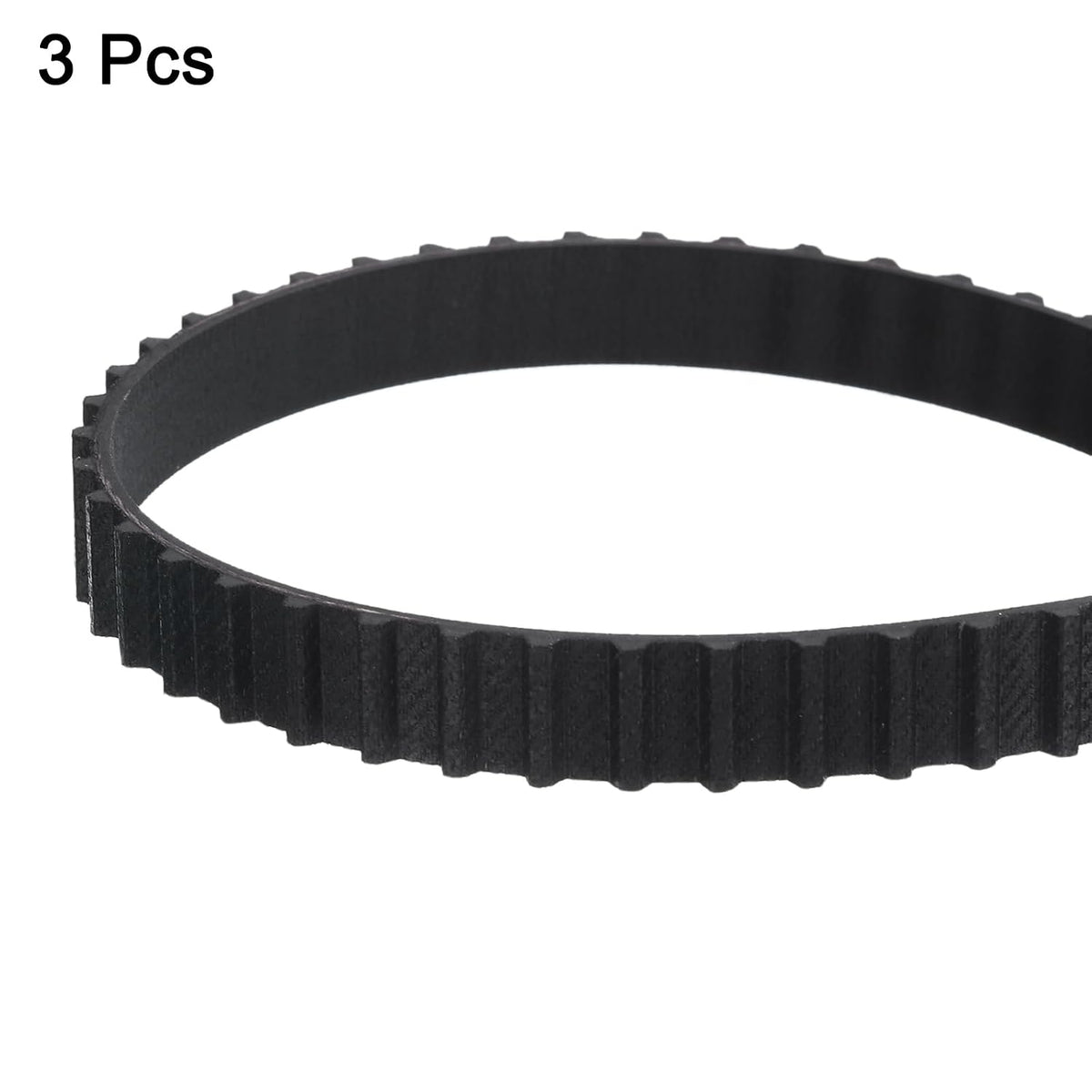 uxcell 3Pcs 130XL 037 Timing Belt 65 Teeth Rubber Geared Cogged Belt