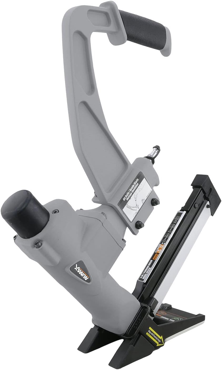 SFL618 Pneumatic 3-in-1 15.5-Gauge and 16-Gauge 2" Flooring Nailer / Stapler with Flooring Mallet and Interchangeable