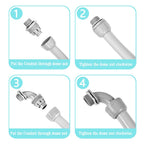 80FT 3/4" NPT PVC Liquid Tight Conduit Kit UL 5 Straight 3 Angle Connector