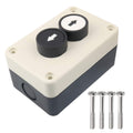 Push Button Switch Station Momentary NO White, NO Black, 660V 10A