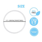 MCOSU Silicone Sealing Ring- 2 Pack Replacement Silicone Gasket Seal Rings,11.8IN(30CM)