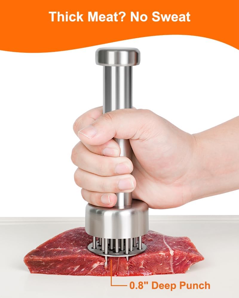 Meat Tenderizer Tool, 304 Stainless Steel Needle Tenderizer