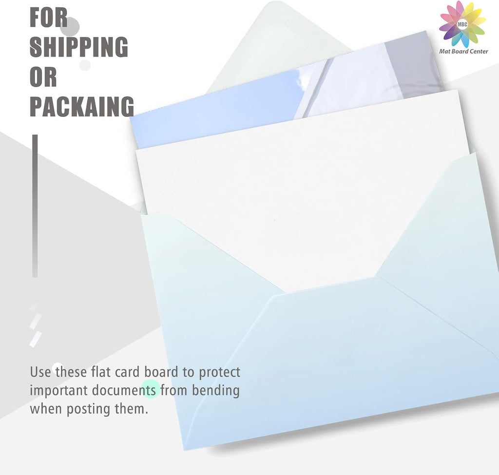 Mat Board Center, 50 Pack 8.5x11 Inch Corrugated Cardboard Sheets