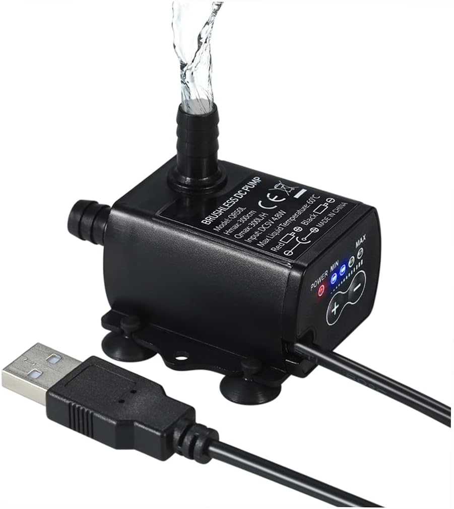 Submersible Water Pump Aquarium Fountain DC 5V 300L/H (1 Pc)