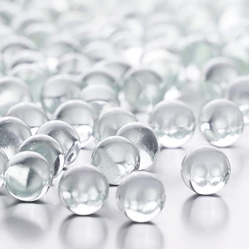 20pcs/Pack 10mm 14mm 16mm Clear Glass Marbles Solid Marble Beads Marbles Games Bouncing Ball Pinball Machine Vase