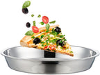Deep Dish Pizza Pan,Pizza Pan for Oven Stainless Steel Pizza Tray 10-12-14-16Inch (10x1.4inch)