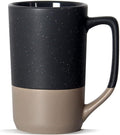 16 OZ Large Coffee Mug, Ceramic Coffee Mugs, Big Tea Cup, Grey