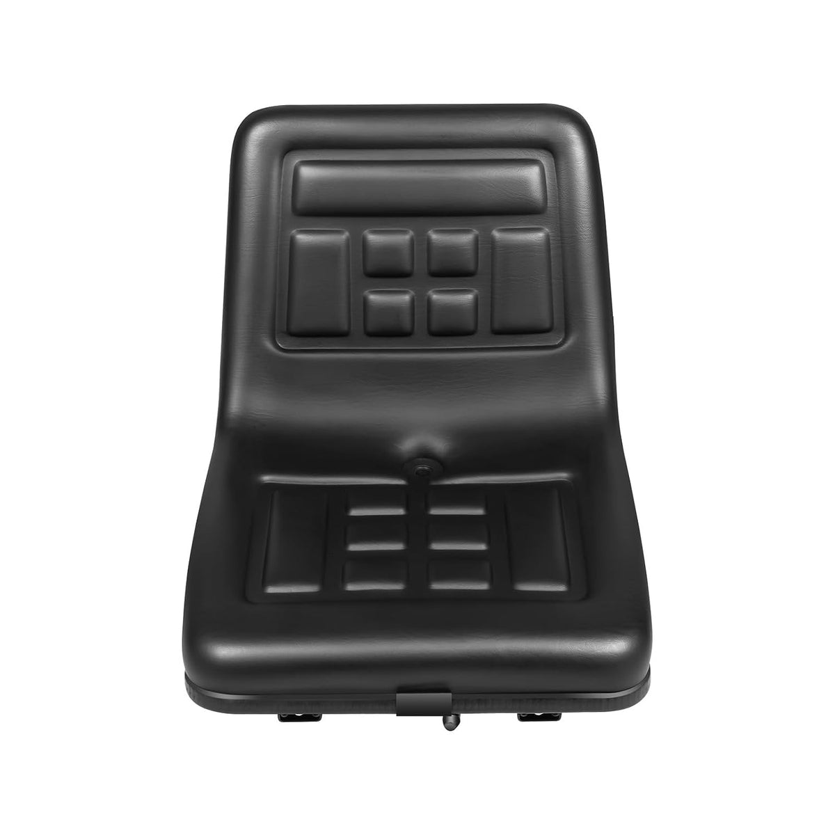 Universal Tractor Seat Replacement, High Back Ergonomic Forklift Seat Adjustable Sliding Rail Thick Padded