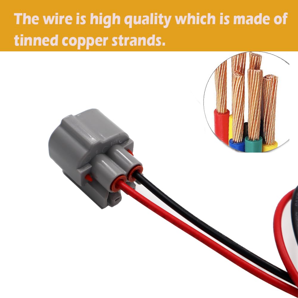 Fog Lamp Fog Light Connector Plug Pigtail Compatible with Toyota Corolla