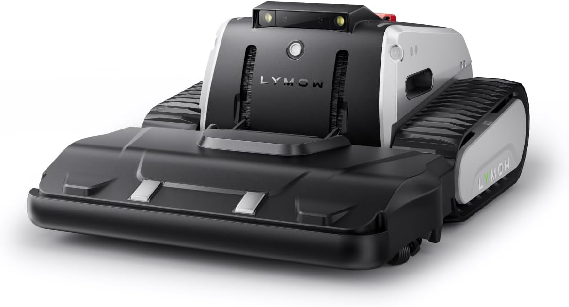 One Plus Robot Lawn Mower, Wire-Free RTK+Vision Navigation, 1.73 Acres Daily Coverage, 100% Slope (45°) Climbing