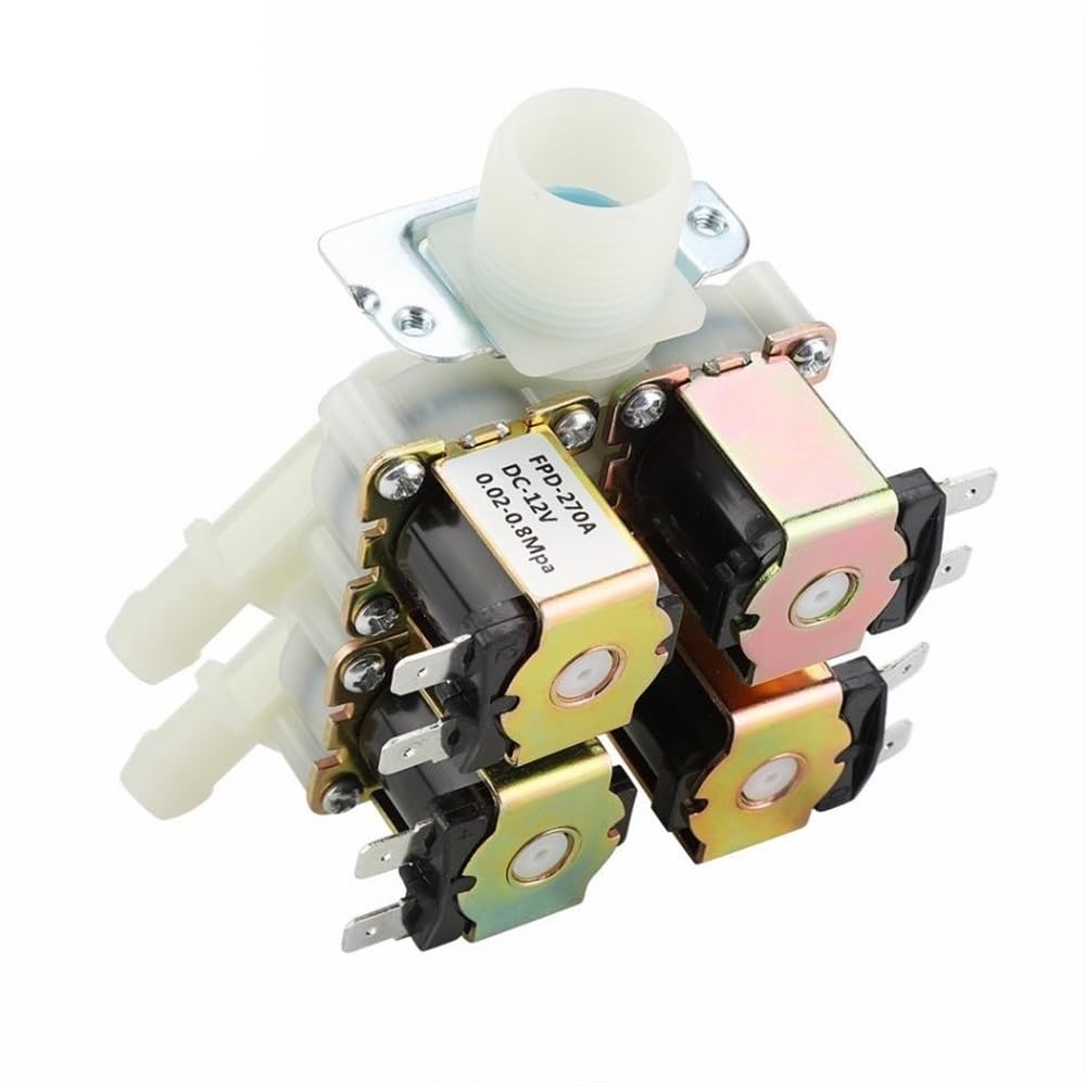 1 In 4 Out Plastic Electromagnetic Valve, G3/4inch NC Drain Valve