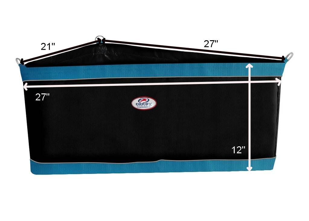 Horse Corner Hay and Grain Feeder Patented with Reinforced Mesh Bottom for Grain Feed with 1 Year Warranty 1200D