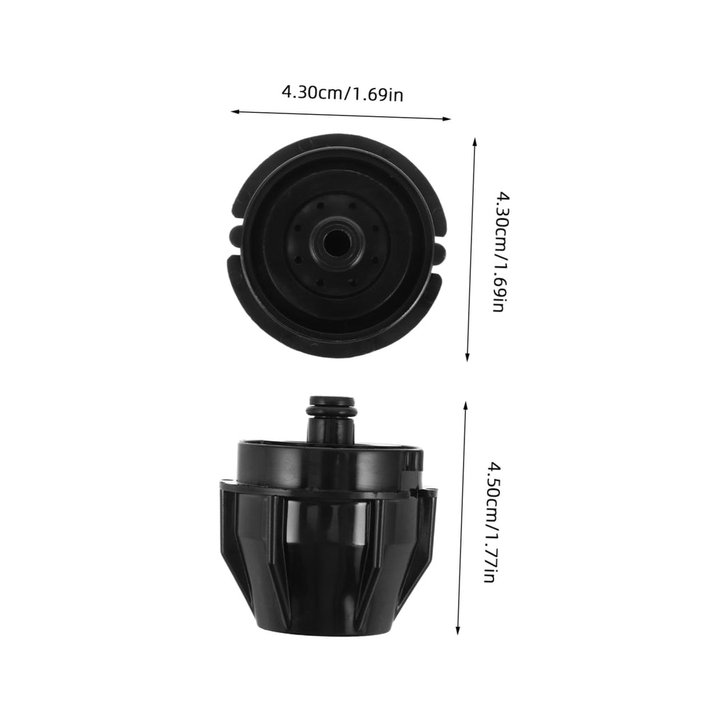 Soda Valve Nozzle Replacement for Drink Dispenser, Universal Black