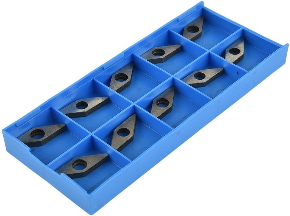 10PCS Carbide Insert Shim Seats MV1603 for VNMG160404/08/12/16 Turning Tool Holders 35° Rhombic High Hardness Lathe