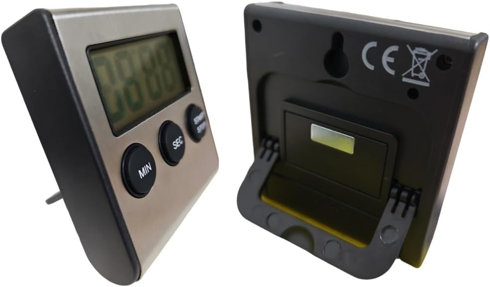 Digital Kitchen Timer Alarm Clock for Kitchen Appliance 100 MINUTE Timer for Cooking, Study, Sports, Meeting, Parking
