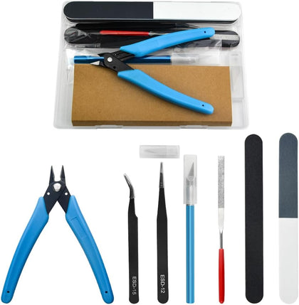 Professional 8 PCS Model Tools Kit Modeler Basic Tools Craft Set Hobby Building Tools Kit for Gundam Car Model