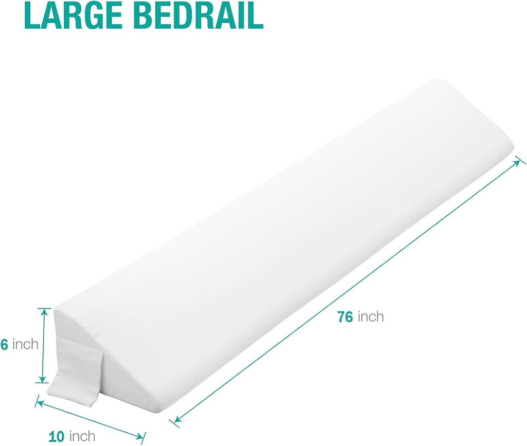 King Bed Wedge Pillow for Headboard Gap/Bed Gap Filler/Mattress Wedge to Fill 0-6" Gap Between Headboard and Mattress