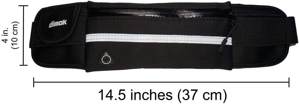 Running Belt Waist Pack - Water Resistant Runners Belt Fanny Pack for Hiking Fitness – Adjustable Running Pouch for