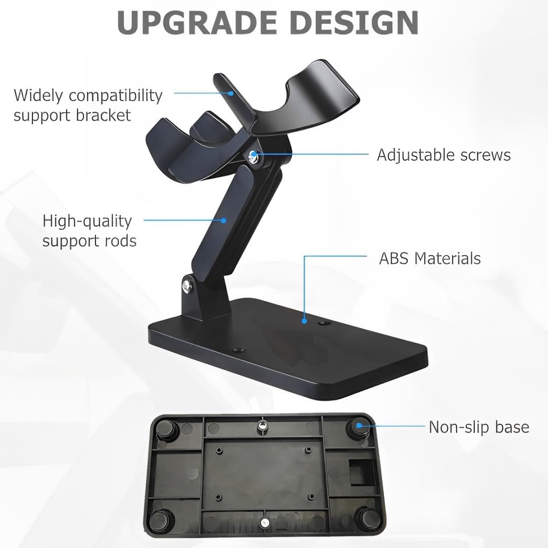Universal Scanner Holder,Adjustable Barcode Scanner Stand,No Assembly Barcode Reader Bracket Compatible with 1900