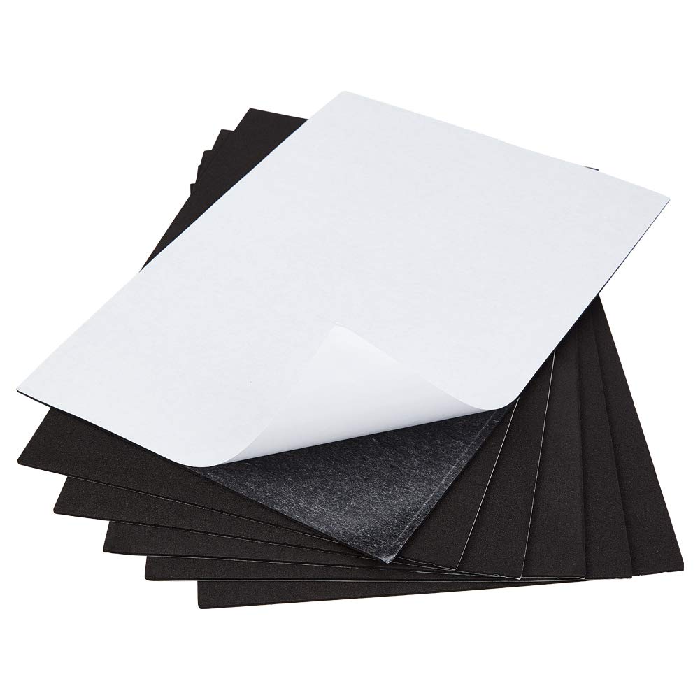 10PCS 2mm Thick Self-Adhesive Foam Sheet 8.3x11.8" Insulation Foam for Halloween Decor, Containers and Furniture