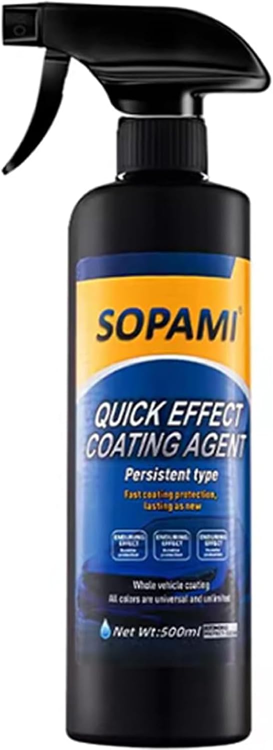 Car Ceramic Coating Spray | Ceramic Paint Sealant, Extremely Hydrophobic Ceramic Spray, Clean, Shine, Protect Paint