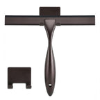 Shower Squeegee, 14-Inch Bronze Squeegee, All-Purpose Stainless Steel Squeegee for Bathroom, Shower Doors, Mirrors