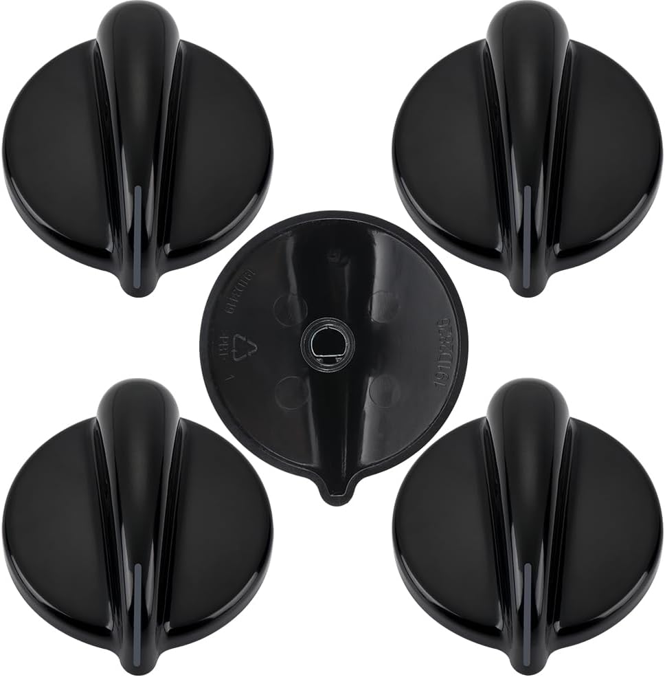 5Pcs WB03T10236 Range Burner Control Knob for GE Gas Cooktop, Not Universal