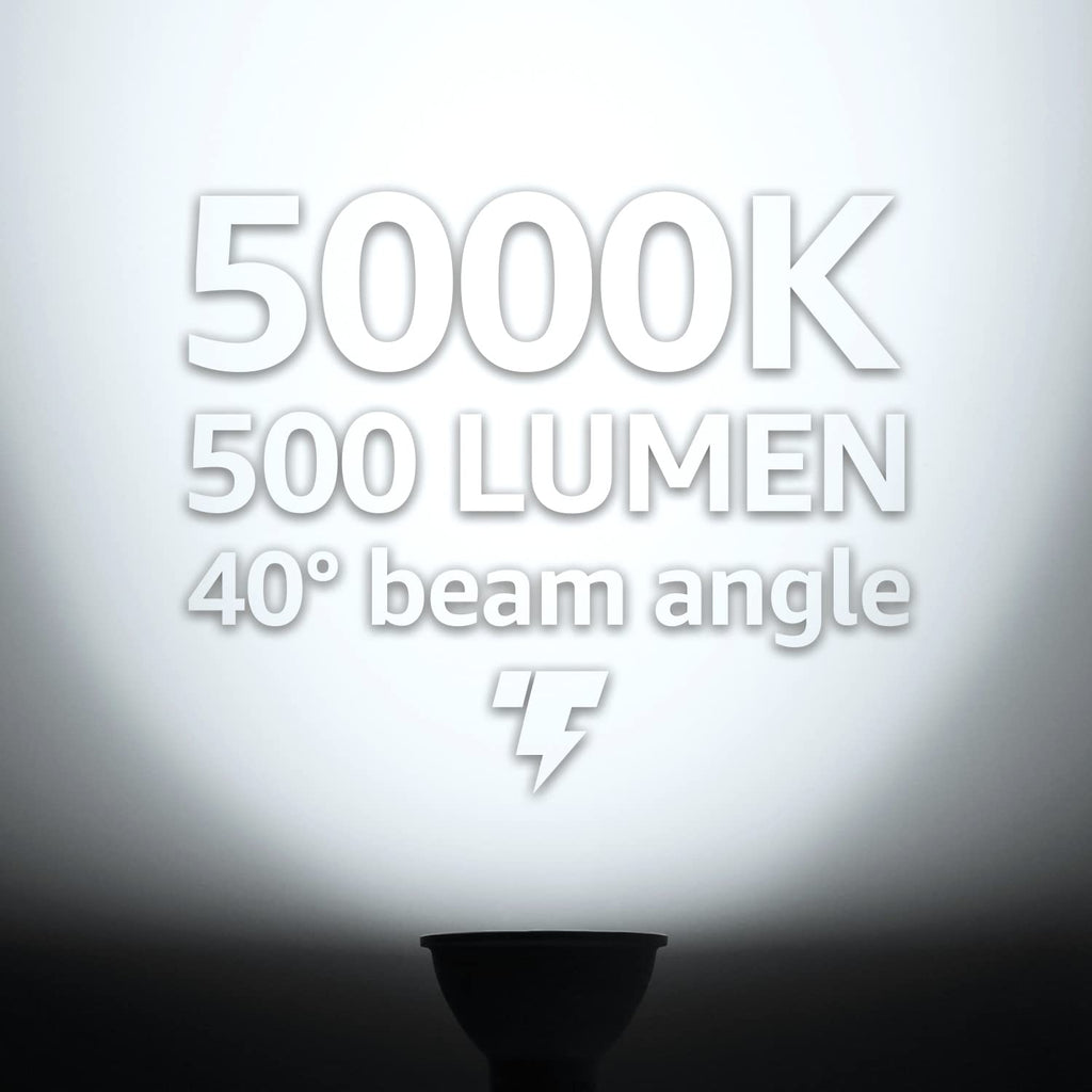 6-Pack GU10 LED Bulbs Dimmable, 5000K, UL Listed
