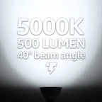 6-Pack GU10 LED Bulbs Dimmable, 5000K, UL Listed